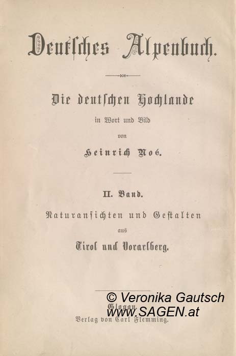 Reiseliteratur: Noe, 1876; © Digitalisierung: Veronika Gautsch, www.SAGEN.at