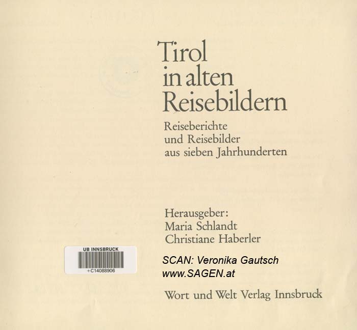 Reiseliteratur: Haberler und Schlandt, 1973; © Digitalisierung: Veronika Gautsch, www.SAGEN.at