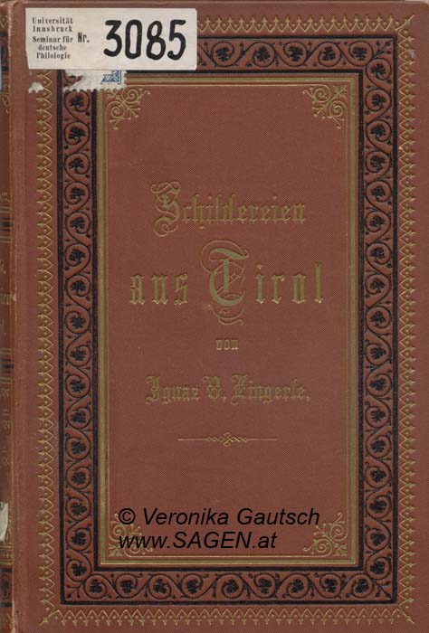 Reiseliteratur: Zingerle, 1877; © Digitalisierung: Veronika Gautsch, www.SAGEN.at