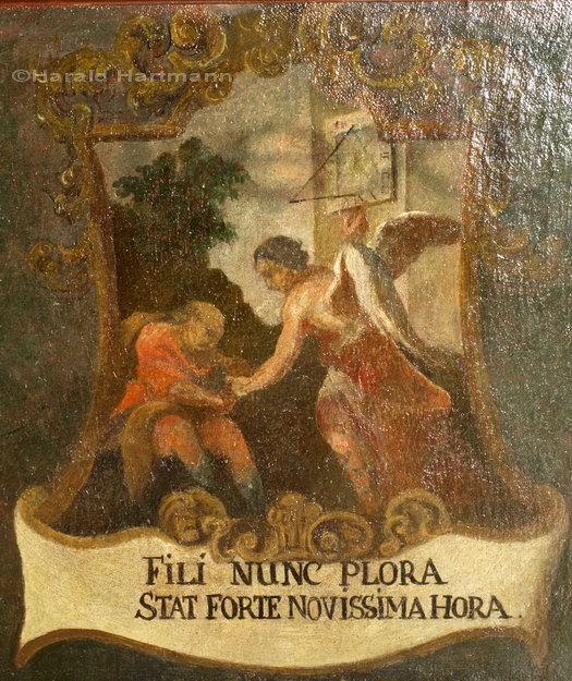 Kreuzgang Dürnstein, Detail: Tröstung