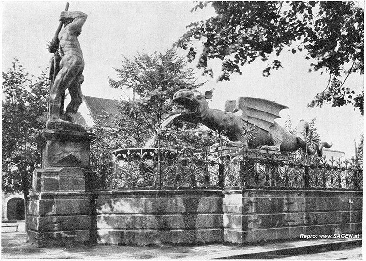 Lindwurmdenkmal Klagenfurt
