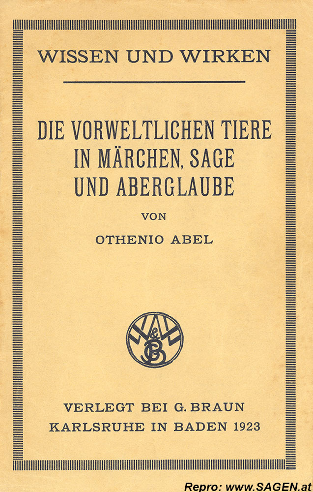 Die vorweltlichen Tiere in Märchen, Sage und Aberglaube