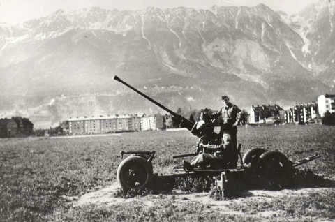 Flakstellung im 2. Weltkrieg, Innsbruck, Reichenau