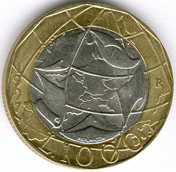 1000 Lira, Repubblica Italiana, 1997
