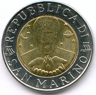 1000 Lira, Repubblica Italiana, 1997