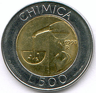 500 Lira, Repubblica Di San Marino, 1998