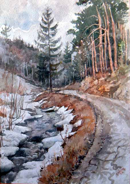 Waldweg, Friedrich Fischer