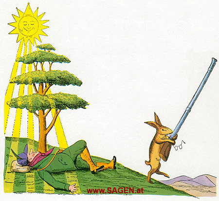 Struwwelpeter, Die Geschichte vom wilden Jäger