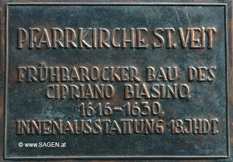 Bronzetafel St. Veit © Wolfgang Morscher