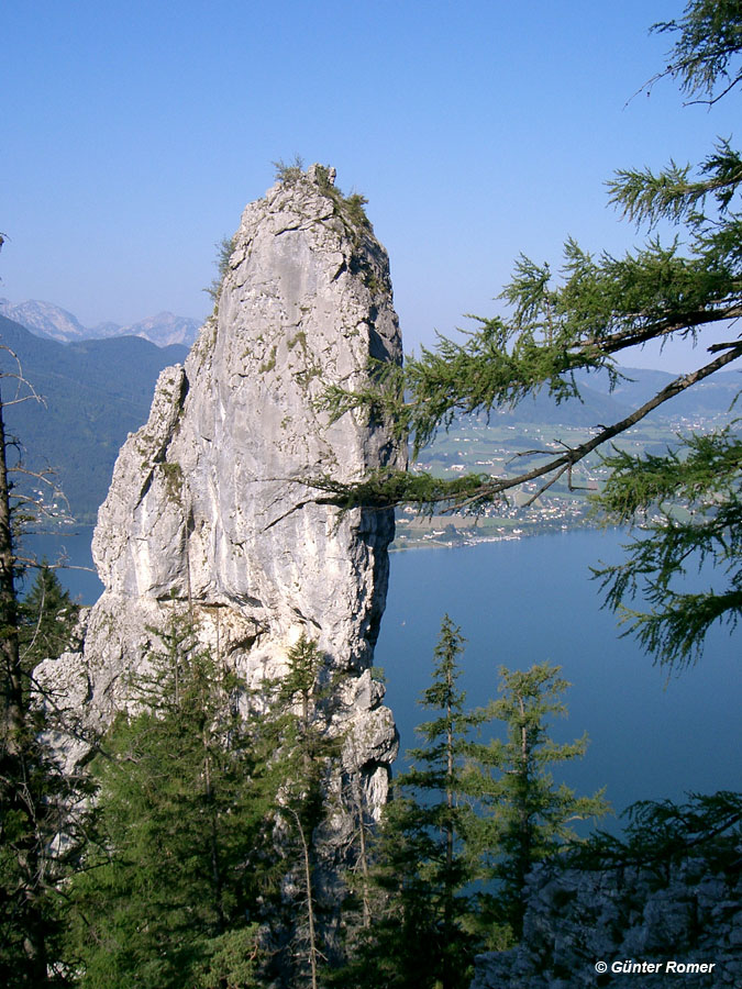 Aufstieg zum Traunstein über Naturfreundesteig © Günter Romer