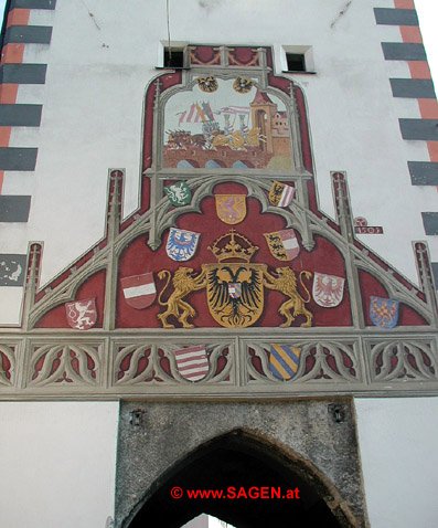 Stadtwappen Vöcklabruck, © Wolfgang Morscher