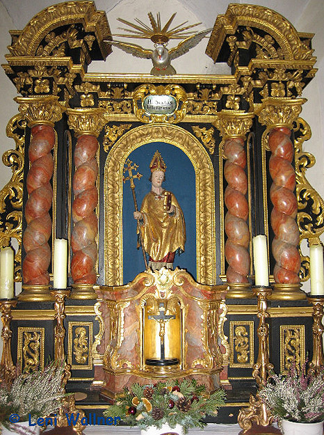 Der heilige Sixtus, Altarfigur © Leni Wallner