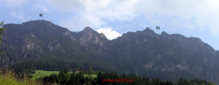 Panorama Alpbach im Alpbachtal, Gratlspitz und Hösljoch