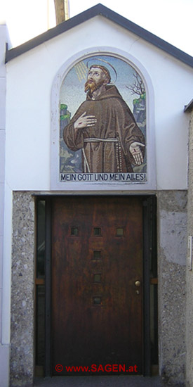 Eingang Kapuzinerkloster Innsbruck  © Berit Mrugalska