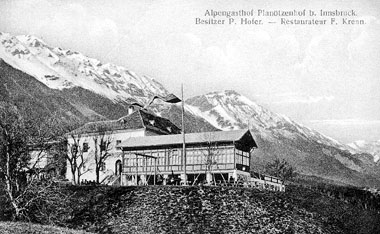 Plan&ouml;tzenhof bei Innsbruck, Postkarte 1913