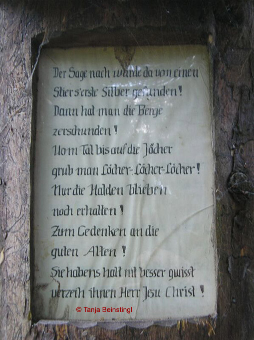 Silberfundstelle, Schwaz, Tirol © Tanja Beinstingl
