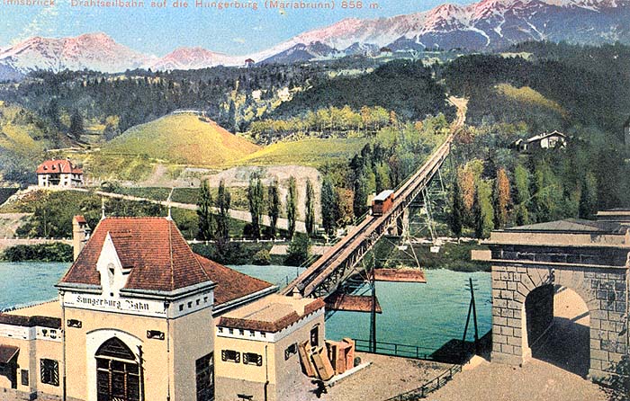Hungerburgbahn, Innsbruck 1909