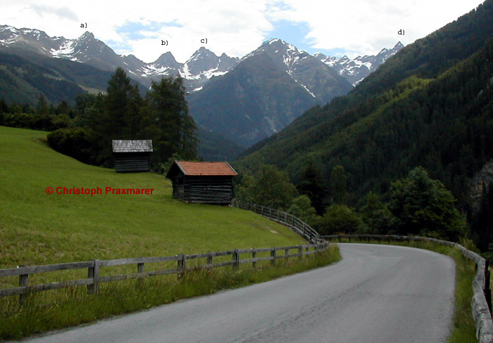 Straße ins Kaunertal
