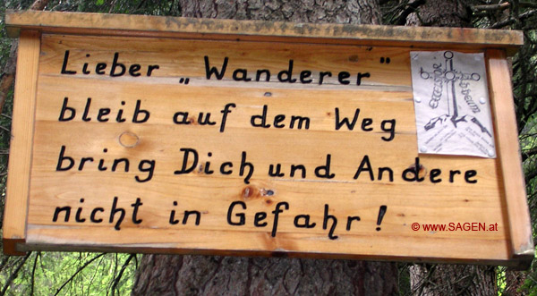 Warntafel © Berit Mrugalska