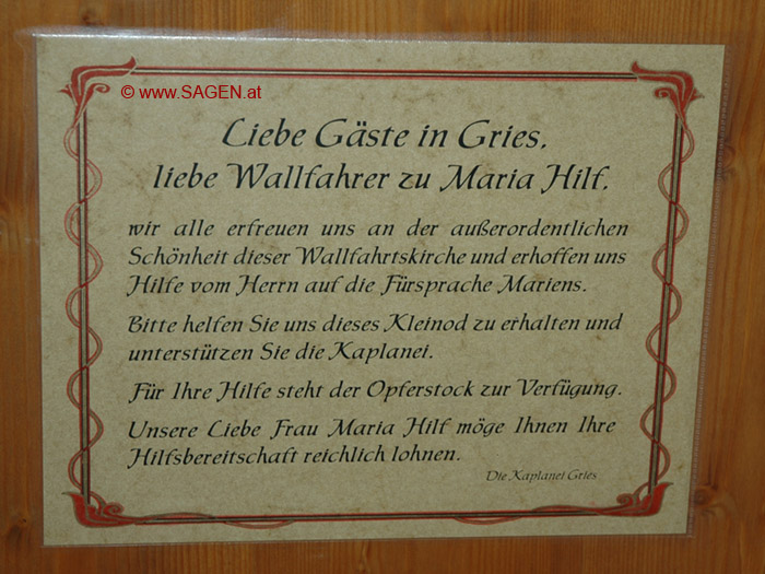 Spendenaufruf © Wolfgang Morscher