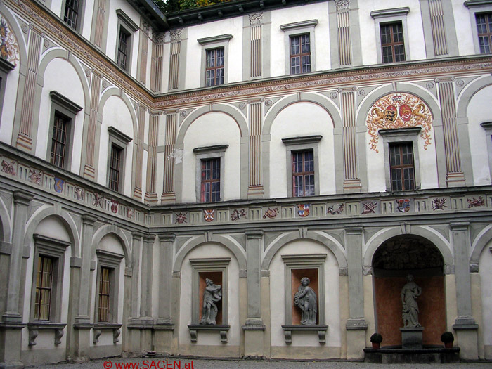 Innenhof von Palast Hohenems © Berit Mrugalska