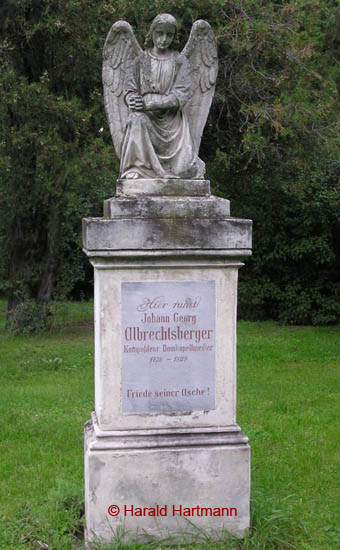 Grabstätte Georg Albrechtsberger am Friedhof St. Marx © Harald Hartmann