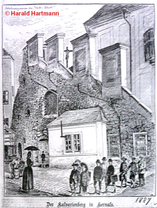 Der Kalvarienberg in Hernals, Stich, Privatbesitz Harald Hartmann